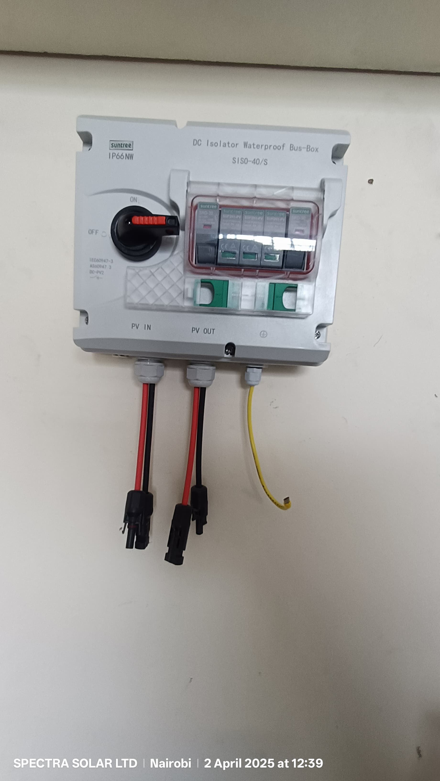 DC Isolator Bus Box