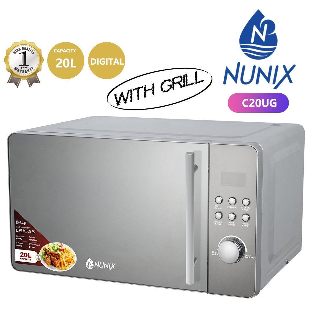 Nunix 20L Digital Microwave With Grill C20UG