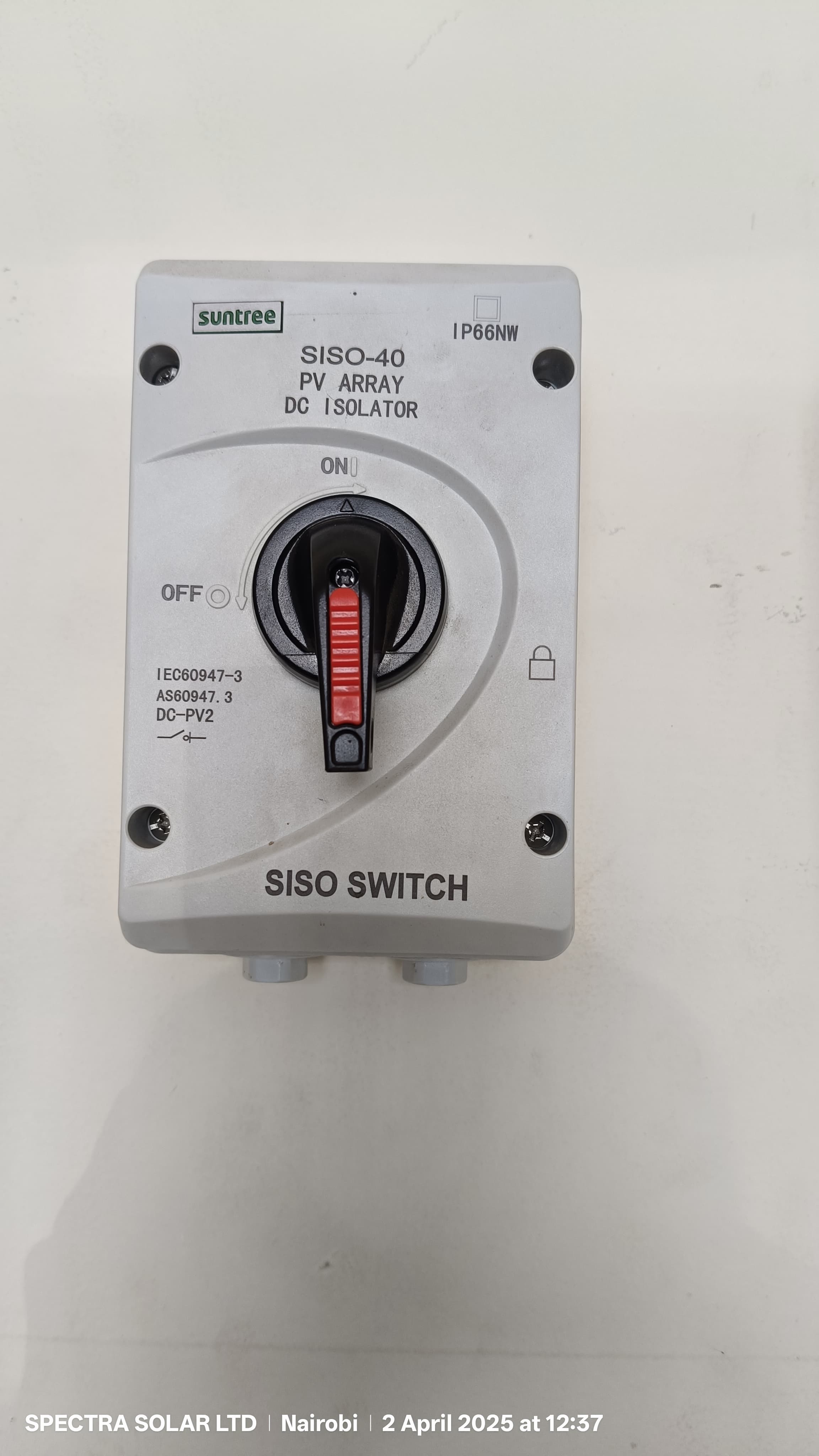 Suntree PV Array DC Isolator